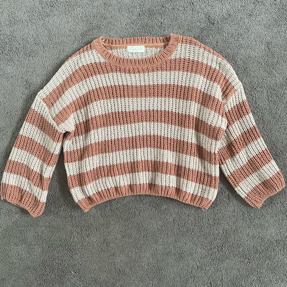 CJ Cruz stripe sweater